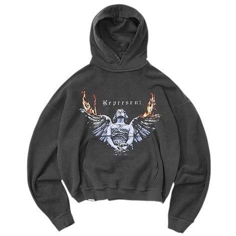 Represent Reversible Living Legacy Tour Hoodie (Sun Fade Grey) - Image 3