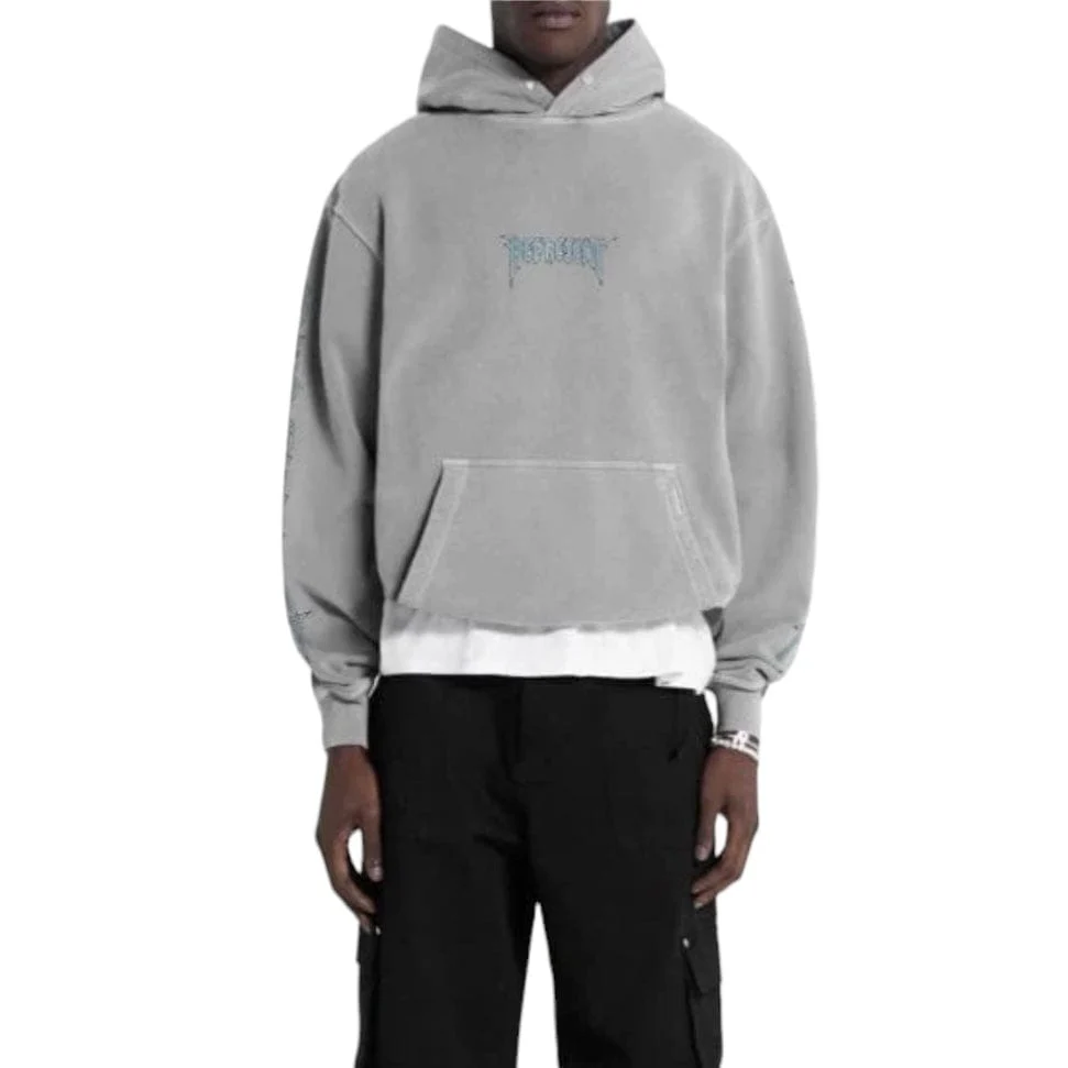 Represent Rock Logo Hoodie (Ultimate Grey) MH4027-119 - Image 2