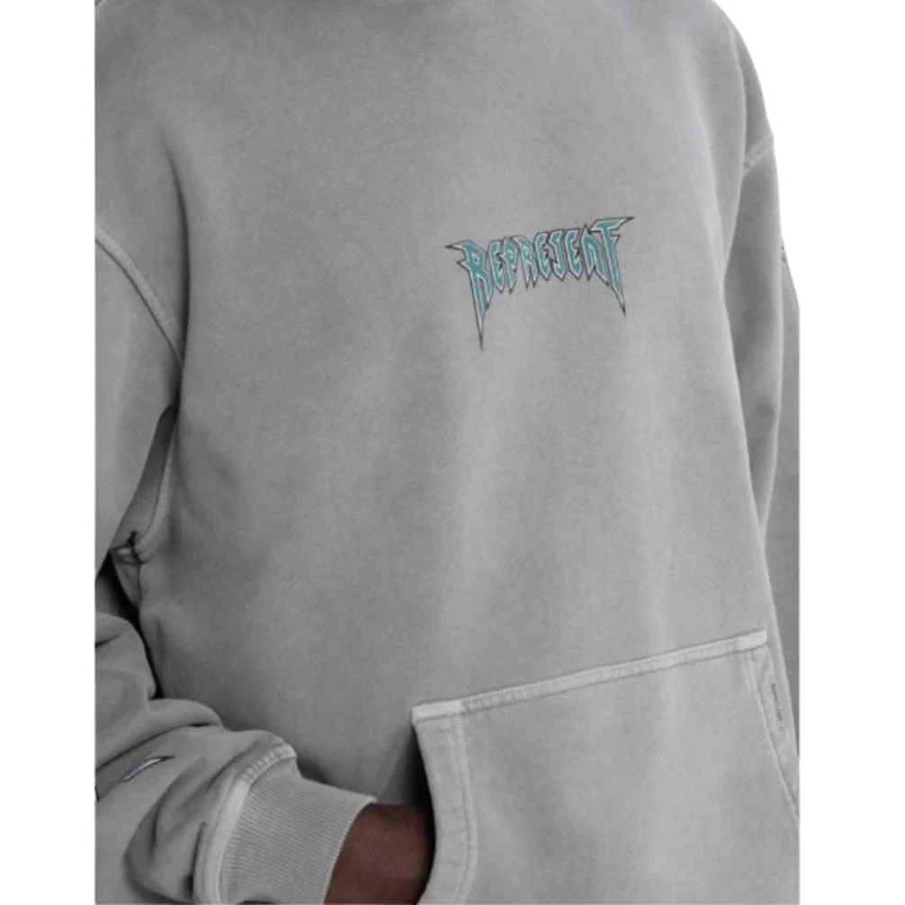 Represent Rock Logo Hoodie (Ultimate Grey) MH4027-119 - Image 6