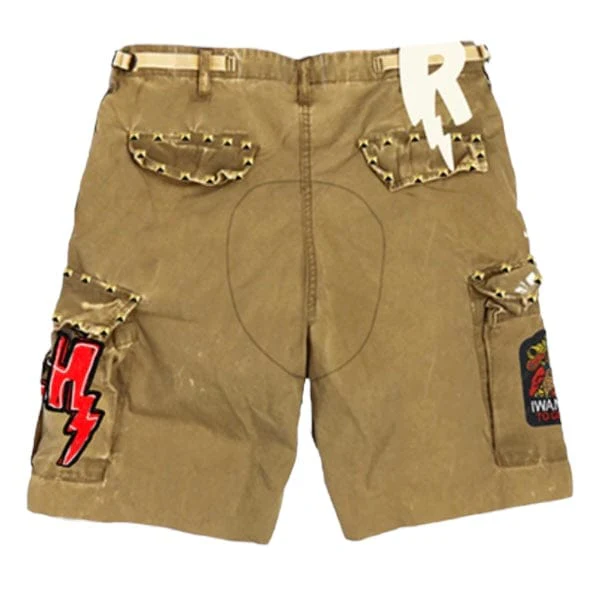 Ricchezza Chezza Cargo Shorts (Khaki) SP25-010 - Image 2
