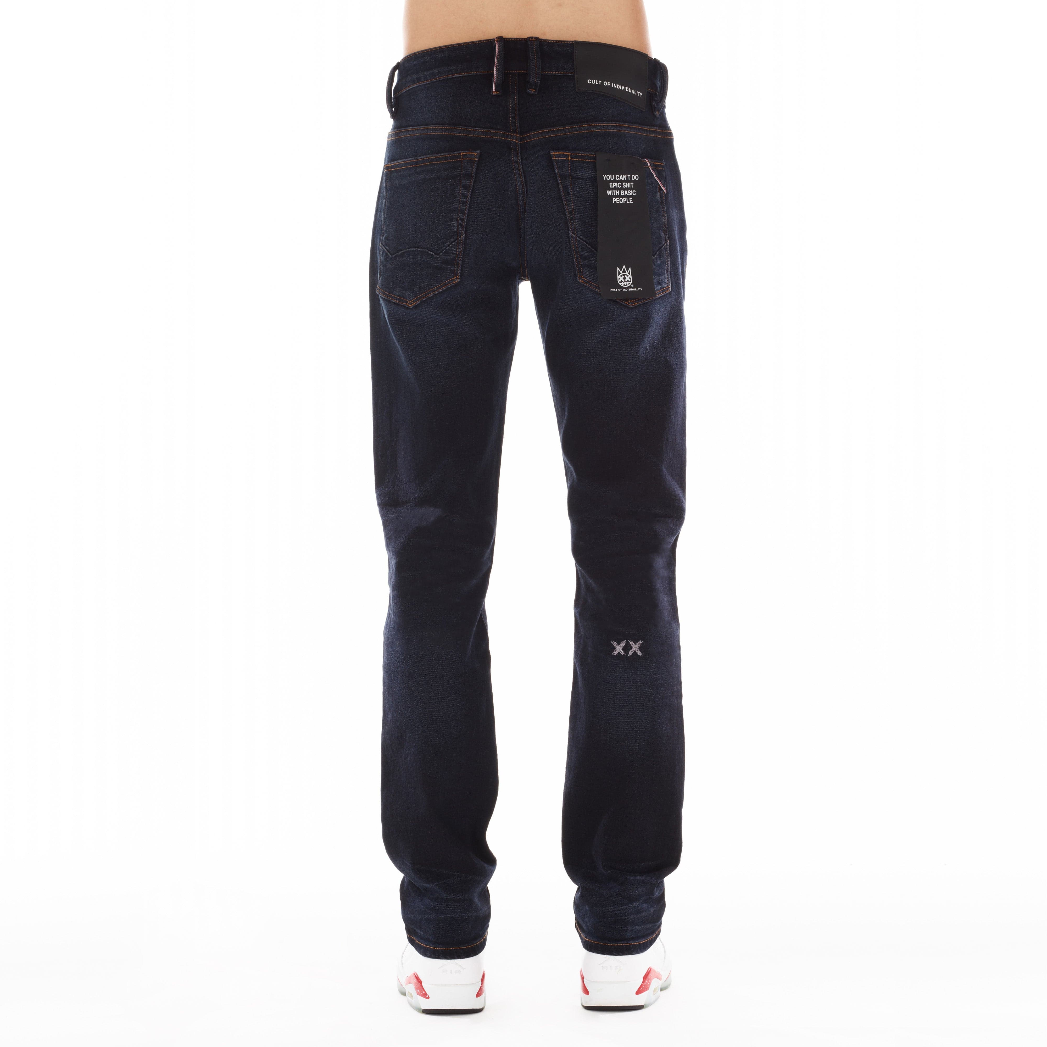 Rocker Slim Jeans in Rinse Black – Slim Fit Denim - Image 2