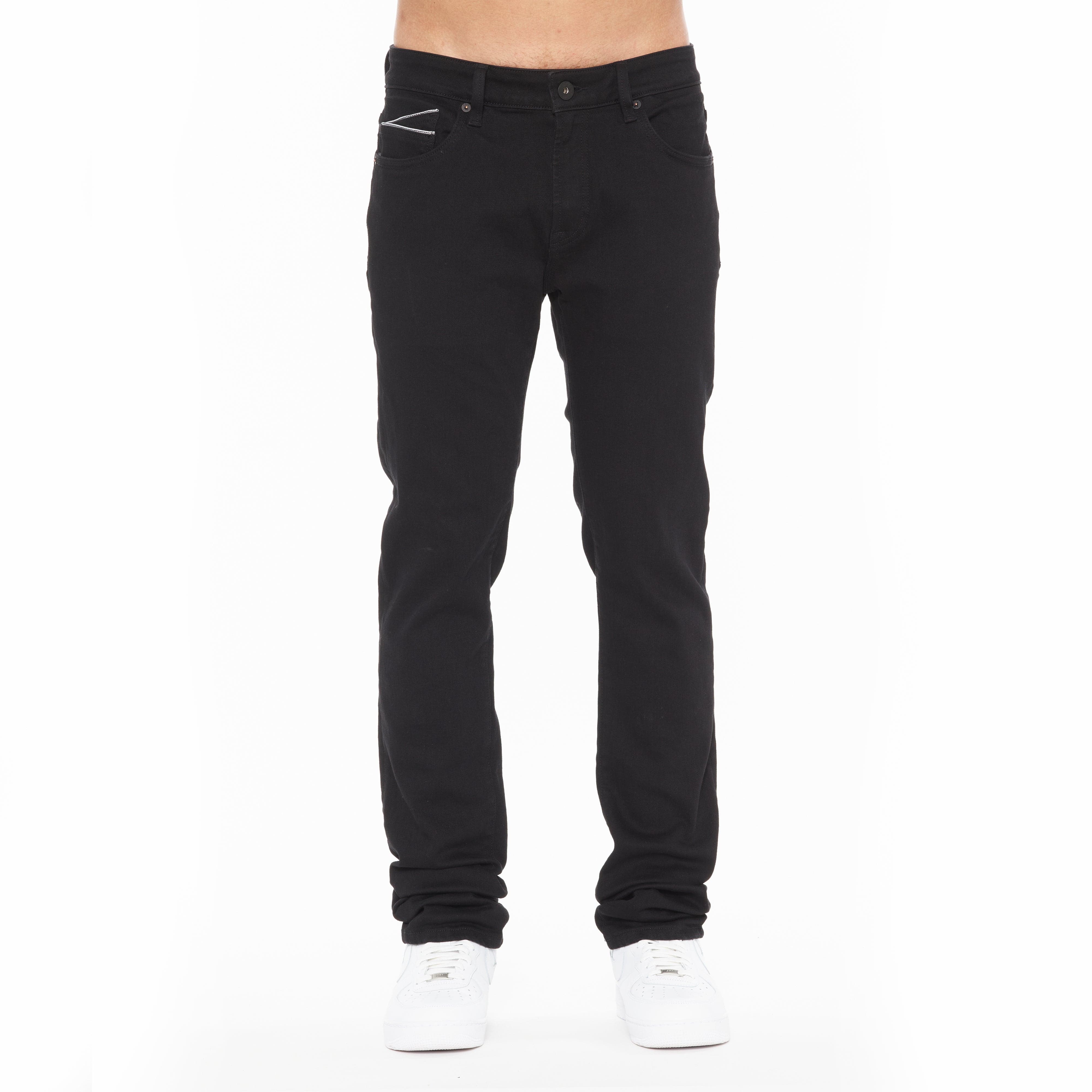 ROCKER SLIM STRAIGHT 36" INSEAM JEANS IN BLACK - Image 2