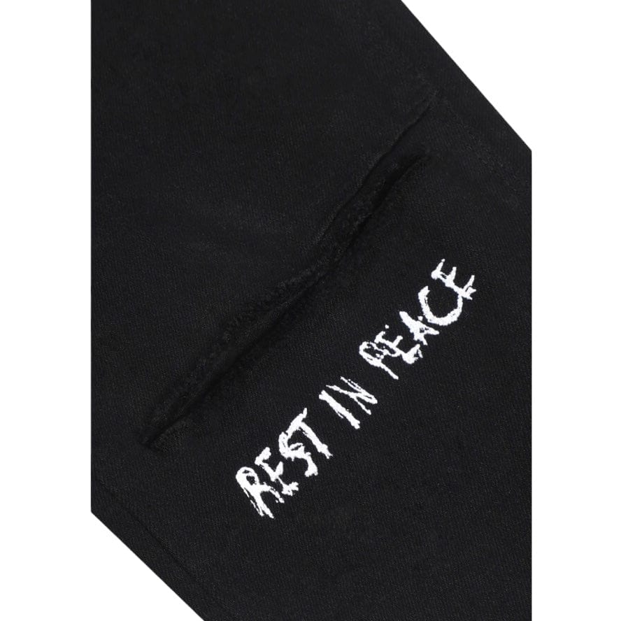 Rta Bryant Jean (Black Rest In Peace) MF24D623-B1205BLRK - Image 4