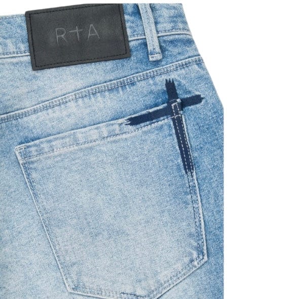Rta Bryant Skinny Jean (Faded Distressed Blue) MRLDD897-B1205BLFDD - Image 6