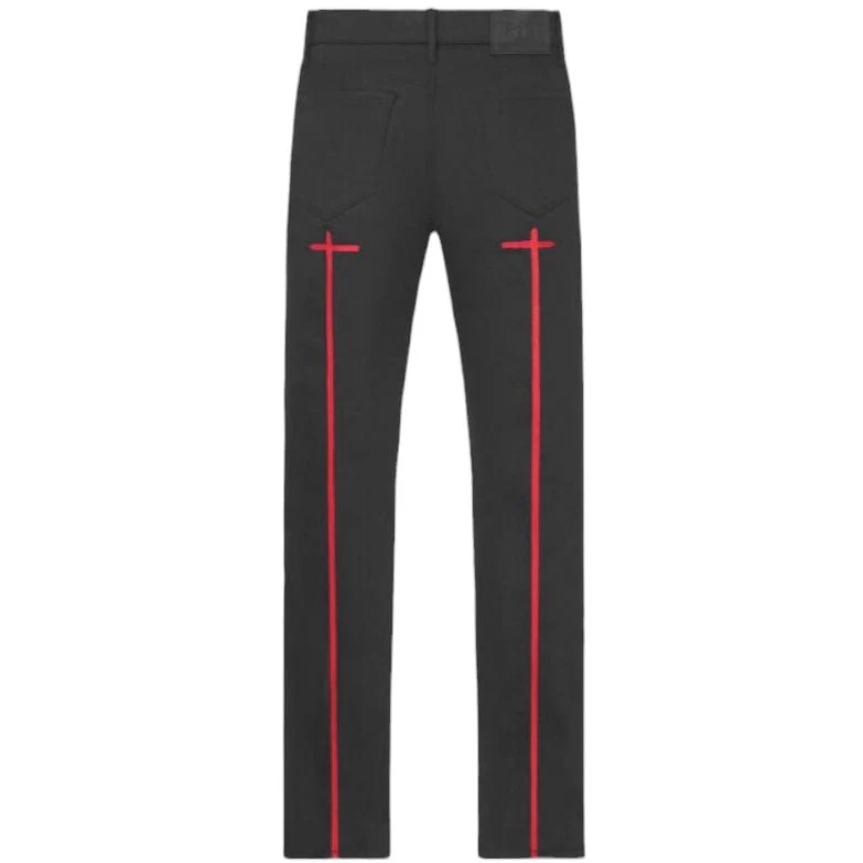 RTA Byrant Black Red Long Cross Jean (Black/Red) MS24D864-B1205BKRCR - Image 2