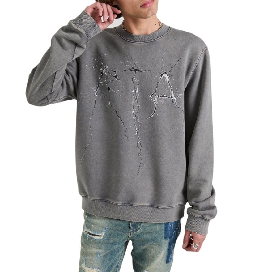 Rta Charles Sweatshirt (Stone Cracked Logo) MCCTK909-T1199STCRC - Image 6