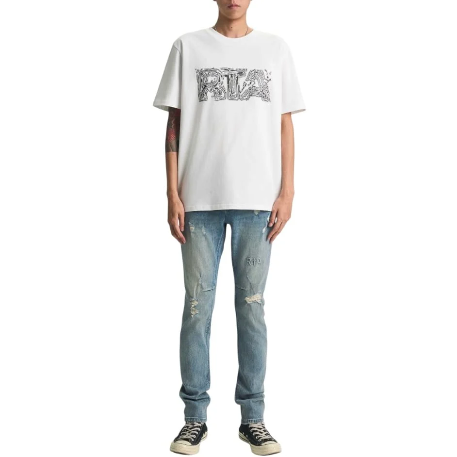 Rta Clayton Skinny Jean (Golden Indigo) MCHPD1326-J1182GLDI - Image 5