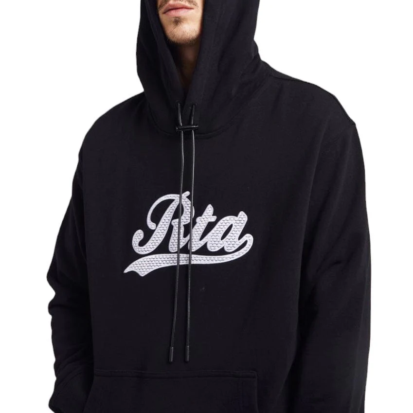 Rta Dion Hoodie (Black Collegiate Script) MU24K628-T1181BKCGS - Image 3