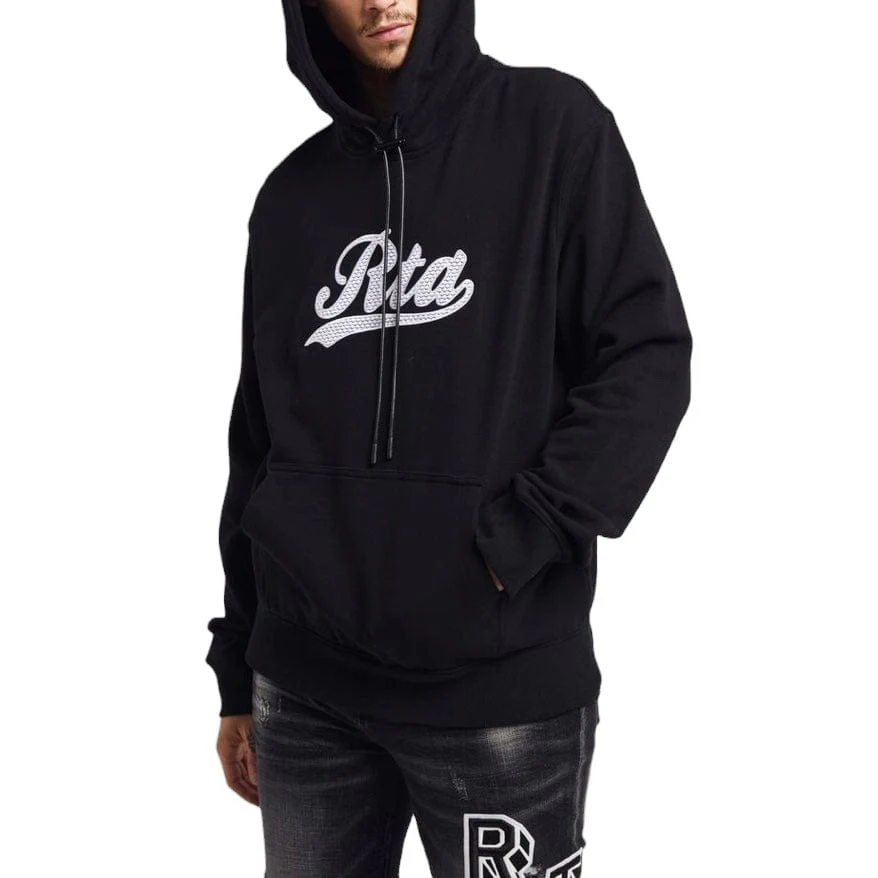 Rta Dion Hoodie (Black Collegiate Script) MU24K628-T1181BKCGS - Image 4