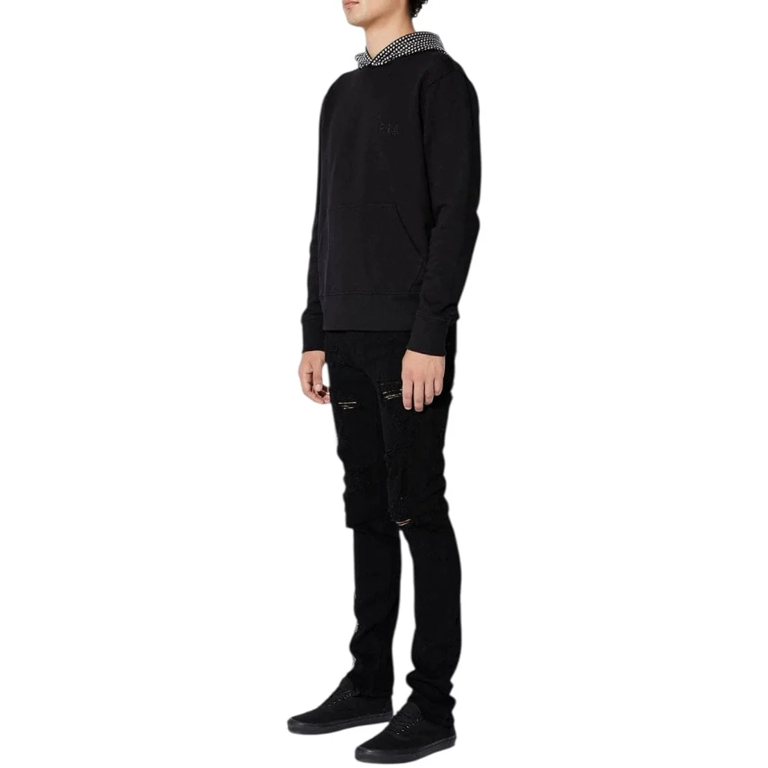 Rta Dion Studded Hoodie (Black) MF22K85-T1181BLKST - Image 4