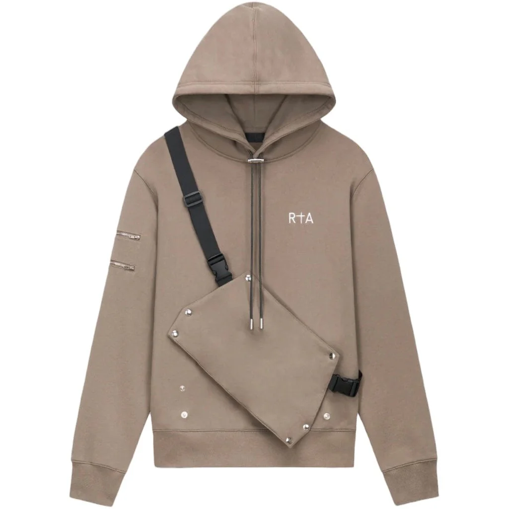 Rta Hector Hoodie (Taupe) MF24K822-T2001TAUPE - Image 2