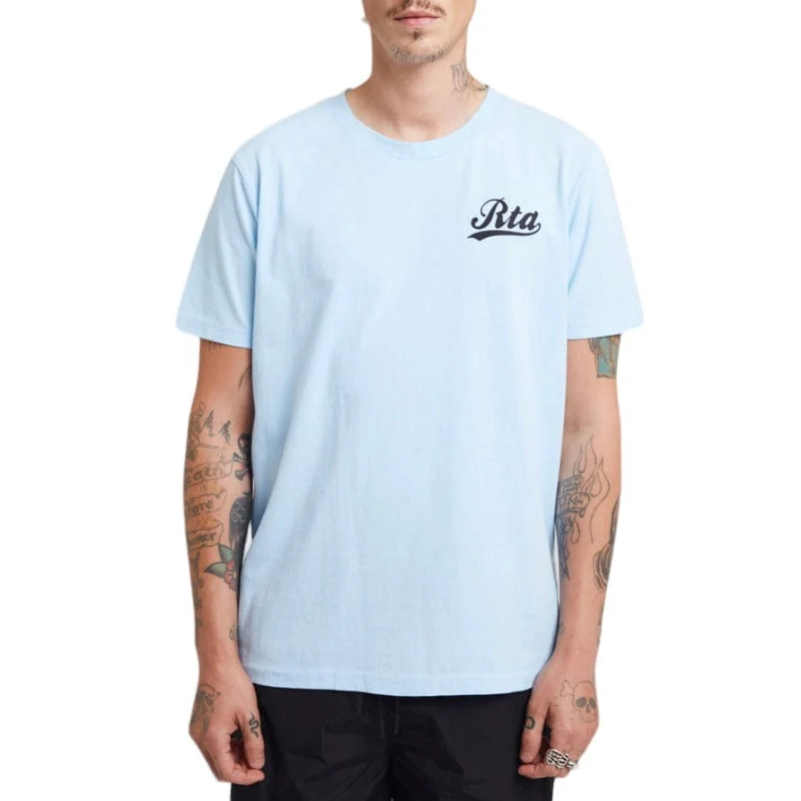 Rta Liam Script Tee (Light Blue Collegiate) MU24K627-T1192LBCLS - Image 3