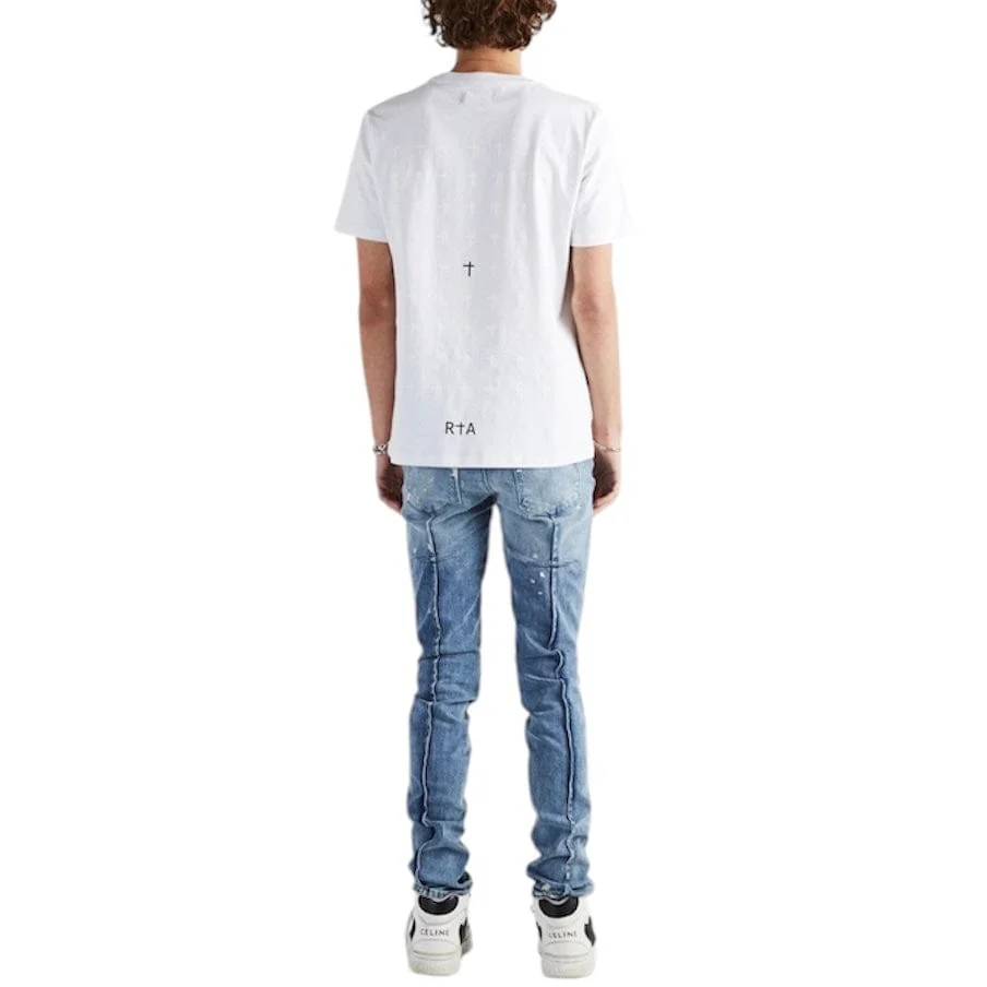 Rta Liam Tee (White Rip Cross) MH24k627-T1192WTRBL - Image 5