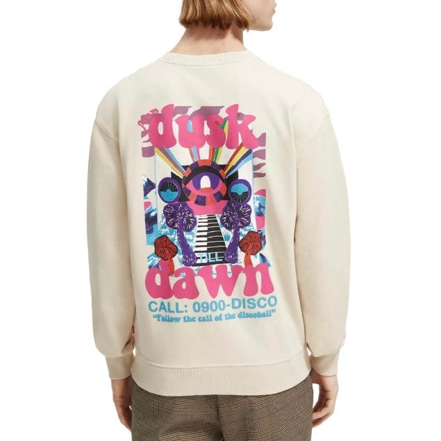 Scotch & Soda Festival Aw Sweatshirt (Stone) 172993 - Image 2