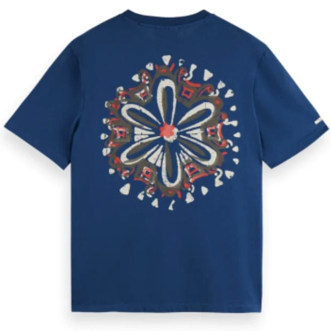 Scotch & Soda Festival Aw Tee (Storm Blue) 173025 - Image 2