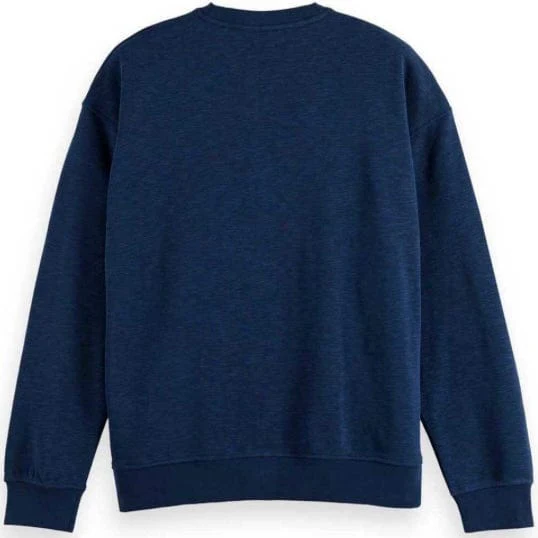 Scotch & Soda Festival Scene Towelling Sweatshirt (Steel) 172992 - Image 2