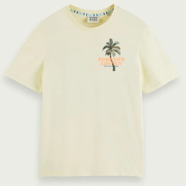 Scotch & Soda Forever Summer Artwork Tee (Banana) 171694 - Image 5