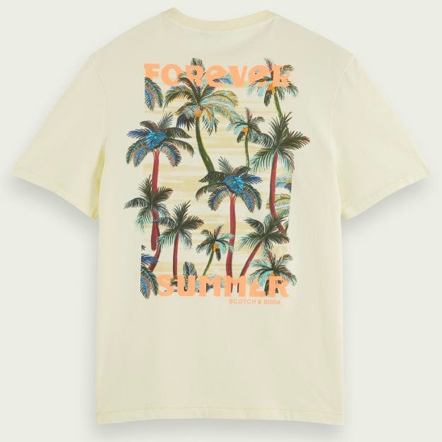 Scotch & Soda Forever Summer Artwork Tee (Banana) 171694 - Image 6