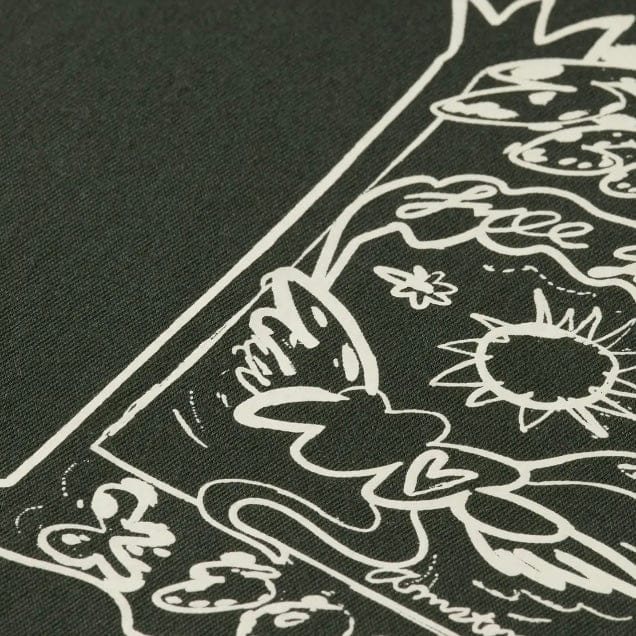 Scotch & Soda Free Your Mind Artwork Tee (Heritage Green) 178482 - Image 3