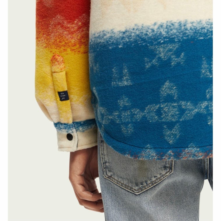 Scotch & Soda Jacquard Heavyweight Overshirt (Combo A) M - Image 6