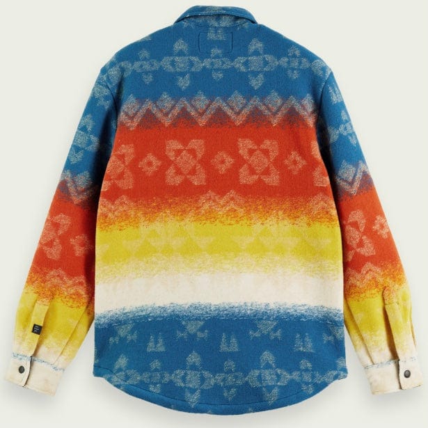 Scotch & Soda Jacquard Heavyweight Overshirt (Combo A) M - Image 8