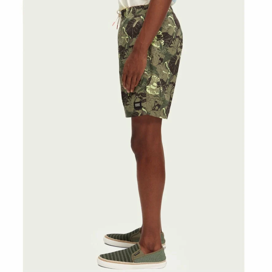 Scotch & Soda Long Length Printed Swimshort (Camo Floral Aop) 172427 - Image 2