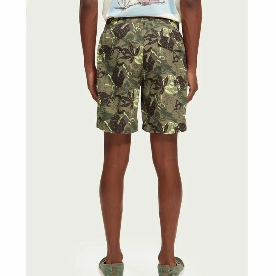 Scotch & Soda Long Length Printed Swimshort (Camo Floral Aop) 172427 - Image 3