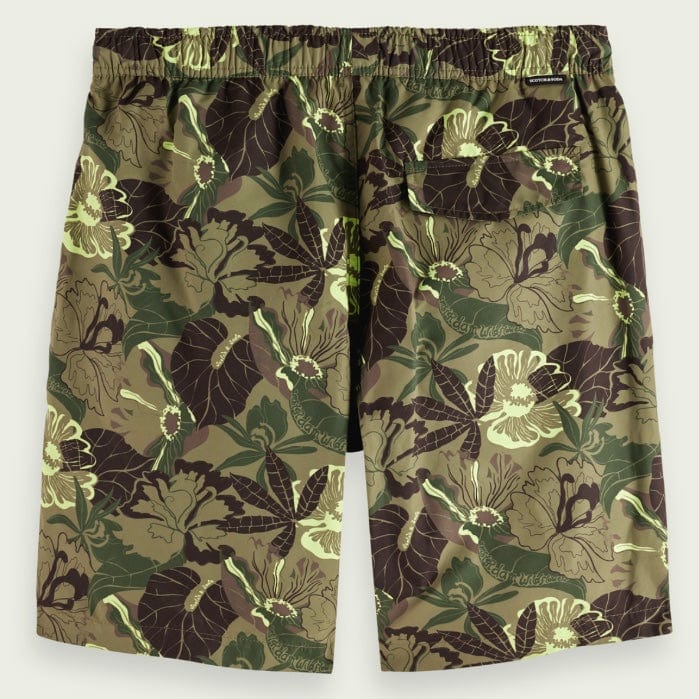 Scotch & Soda Long Length Printed Swimshort (Camo Floral Aop) 172427 - Image 7
