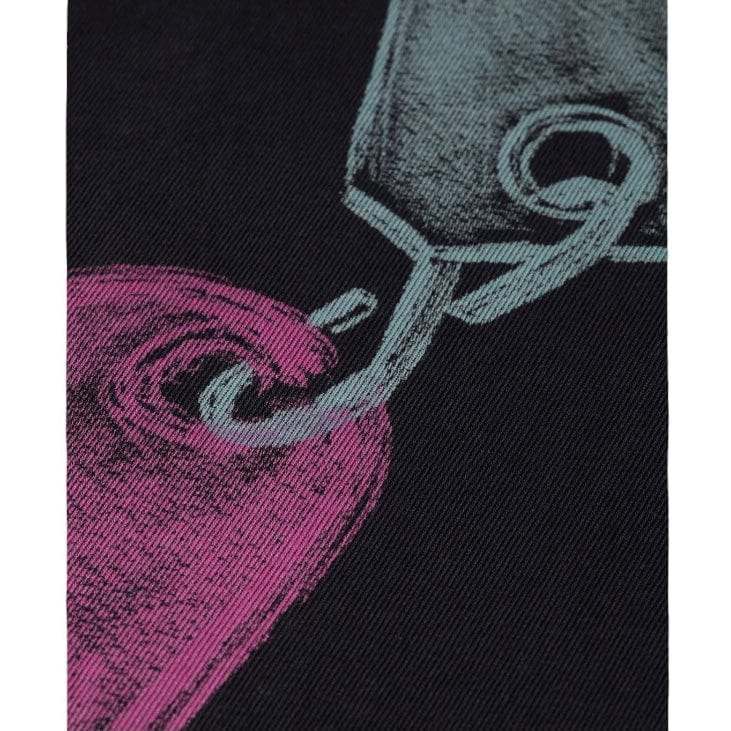 Scotch & Soda Loose Fit Graphic T-Shirt (Black) 178494 - Image 3