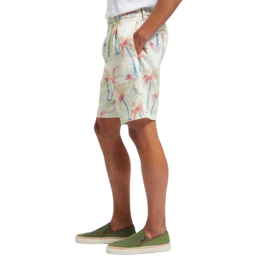Scotch & Soda Printed Pleated Bermuda Shorts (Palmtree Hawaii Aop) 175784 - Image 5
