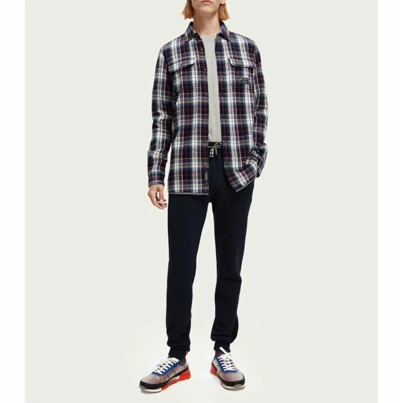 Scotch & Soda Regular Fit Checked Flannel Shirt (Combo A) 169068 - Image 3