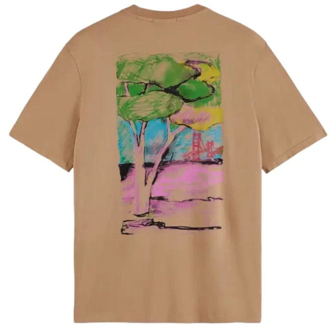 Scotch & Soda San Francisco T-Shirt (Desert Sand) 178501 - Image 2