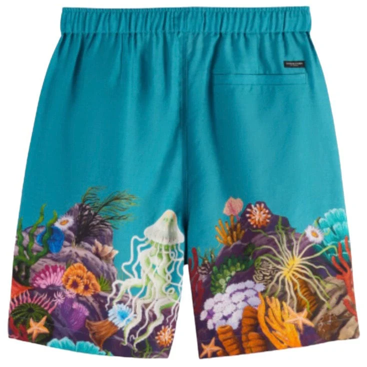 Scotch & Soda Seasonal Placement Printed Bermuda Shorts (Seanery) 175745 - Image 2