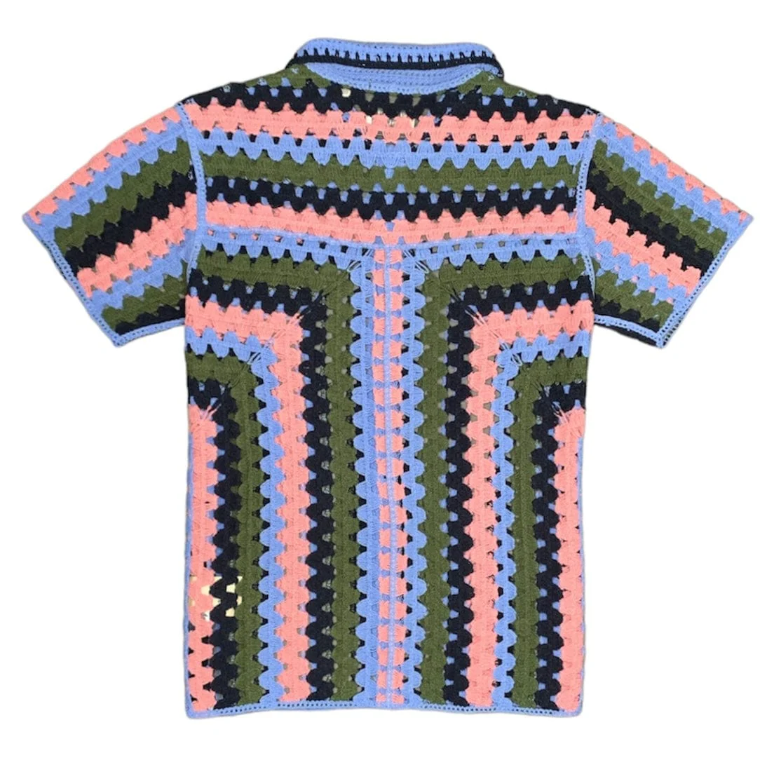 Scotch & Soda Short Sleeve Knit Cardigan Sweater (Multi) 178519 - Image 2