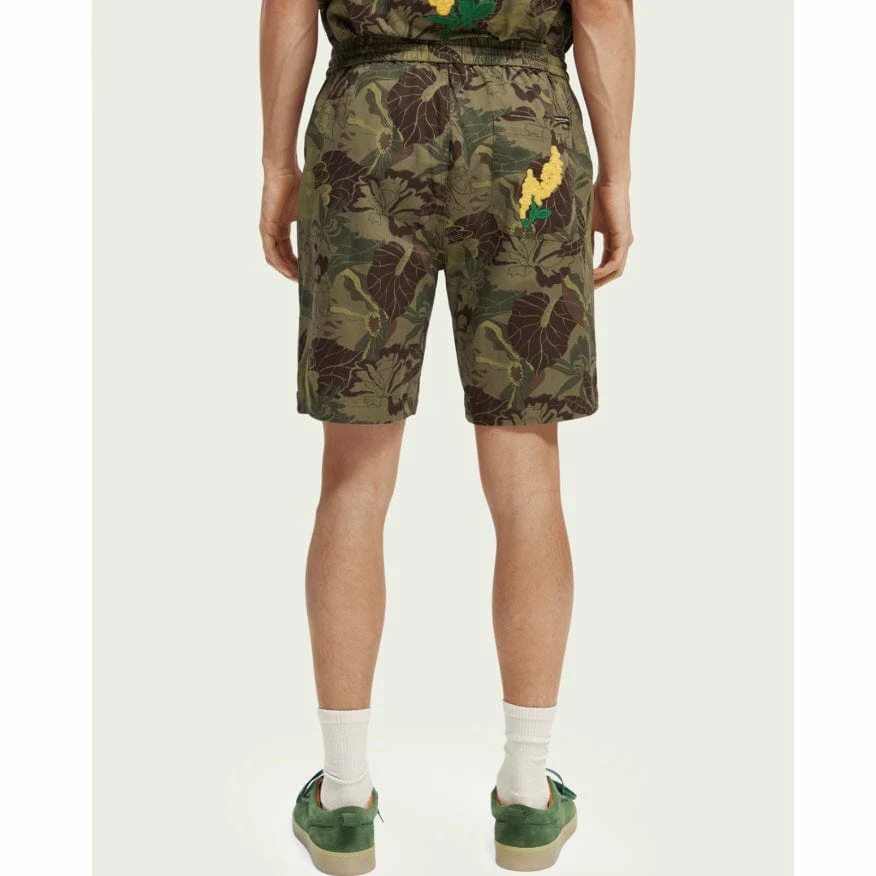Scotch & Soda The Fave Printed Bermuda Short (Camo Flora Aop) 173459 - Image 3