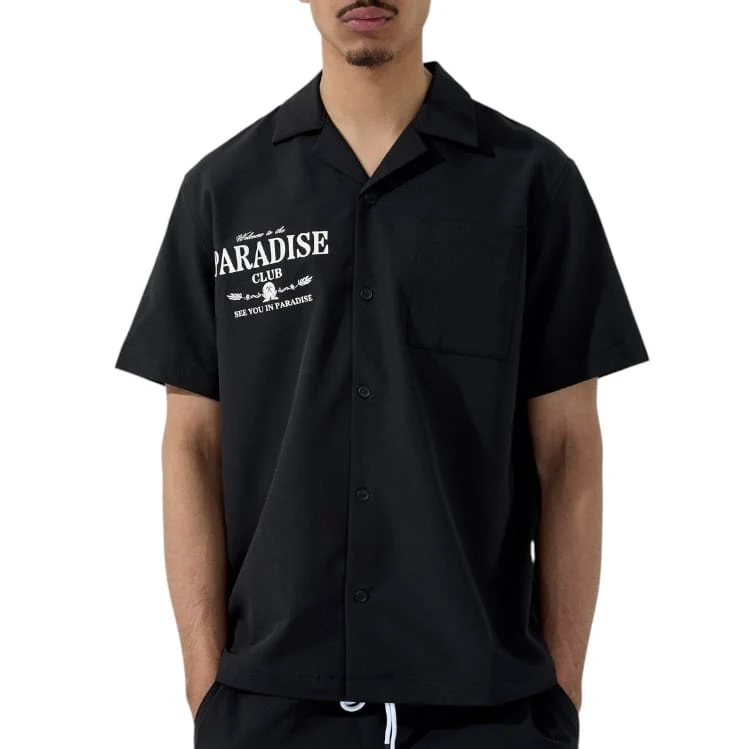 See You In Paradise Club Shirt and Short Set (Black) - Image 2