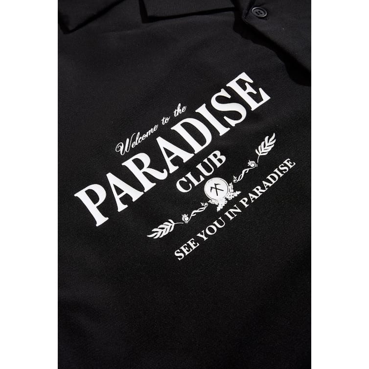 See You In Paradise Club Shirt and Short Set (Black) - Image 7