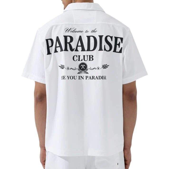 See You In Paradise Club Shirt and Short Set (White) - Image 3