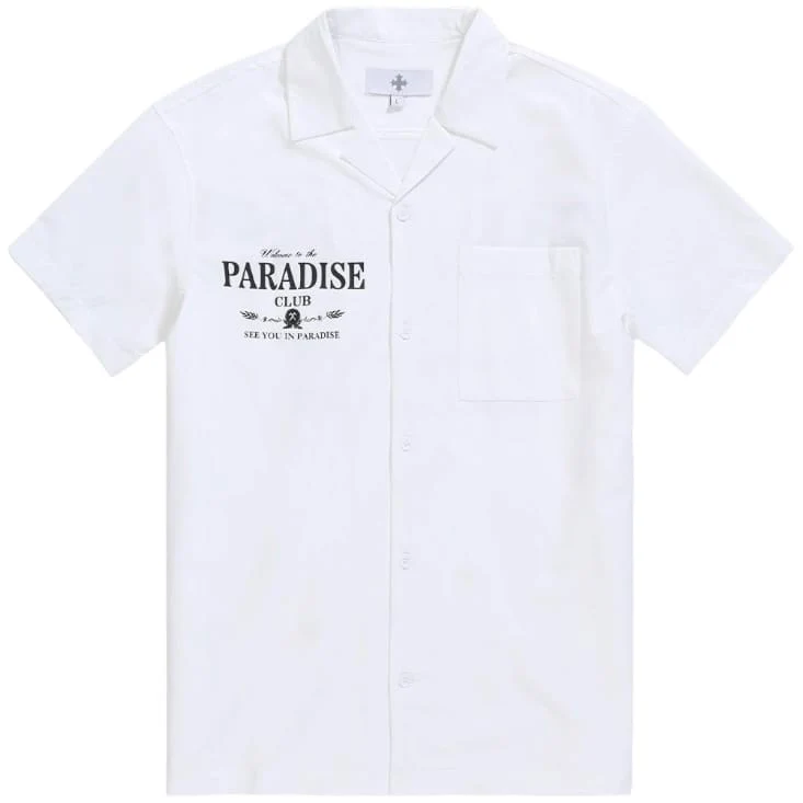See You In Paradise Club Shirt and Short Set (White) - Image 5