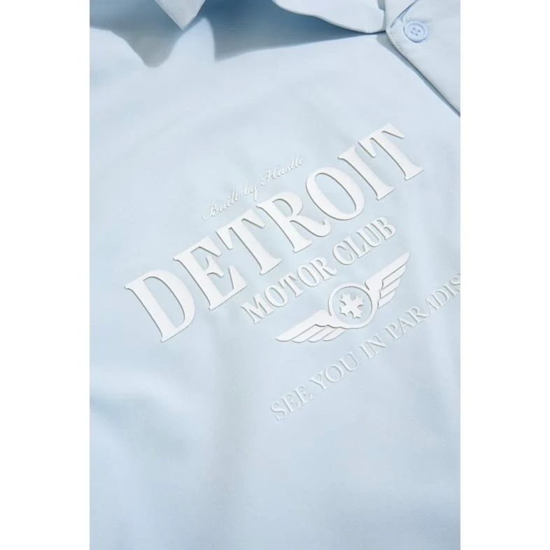 See You In Paradise Detroit Motor Club SS Shirt & Short Set (Light Blue) - Image 8