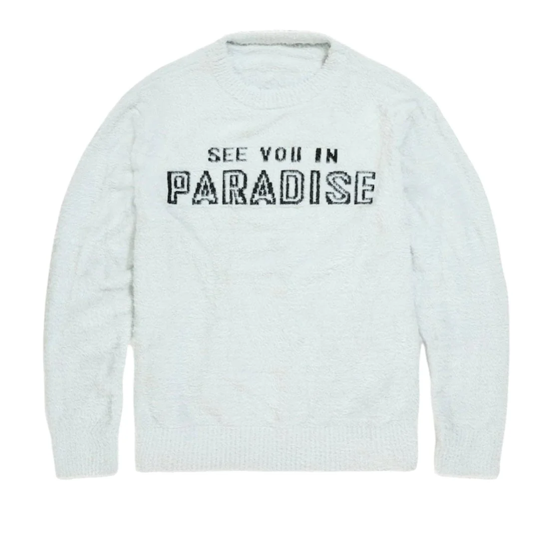 See You In Paradise Plush Crewneck Sweater (Grey) 3992 - Image 2
