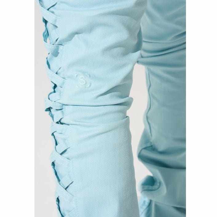 Serenede Sea Stacked Jeans (Light Blue) SEA-BLUE - Image 4