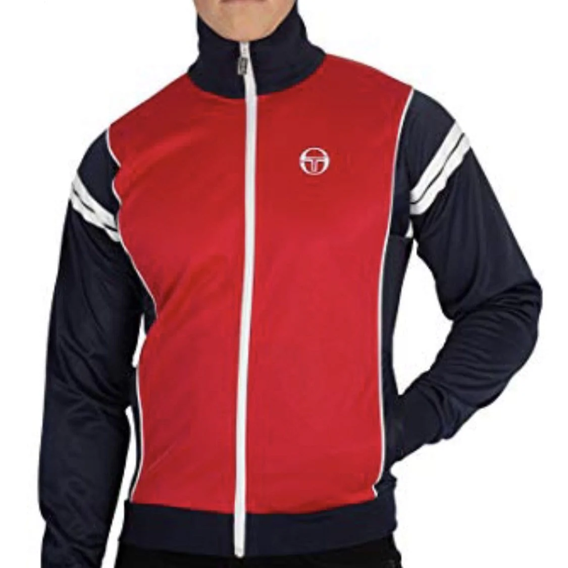 Sergio Tacchini Scirocco Tracktop (Red/Navy) - STM037707 - Image 2