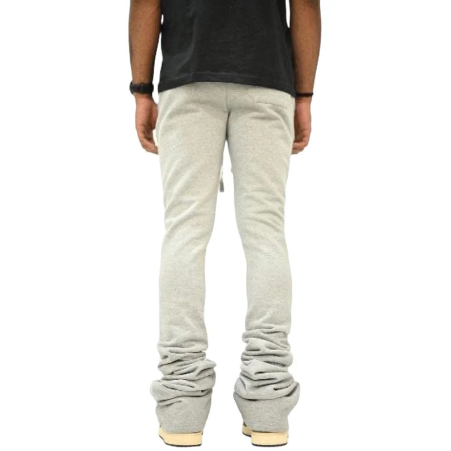 Si Tu Veux Logo Super Stacked Jogger (Heather Gray) TV0092 - Image 3