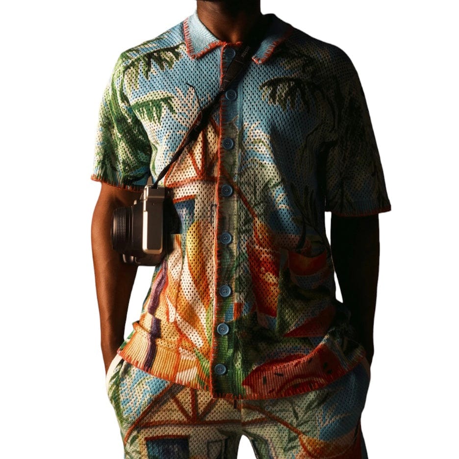 Si Tu Veux Tropical Life Shirt (Blue) TV0128 - Image 2