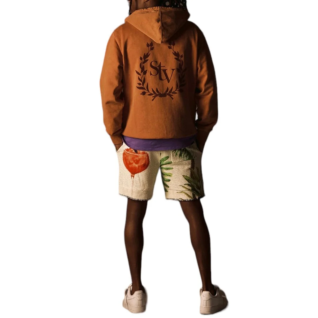 Si Tu Veux Tropical Life Shorts (Cream) TV0129 - Image 3