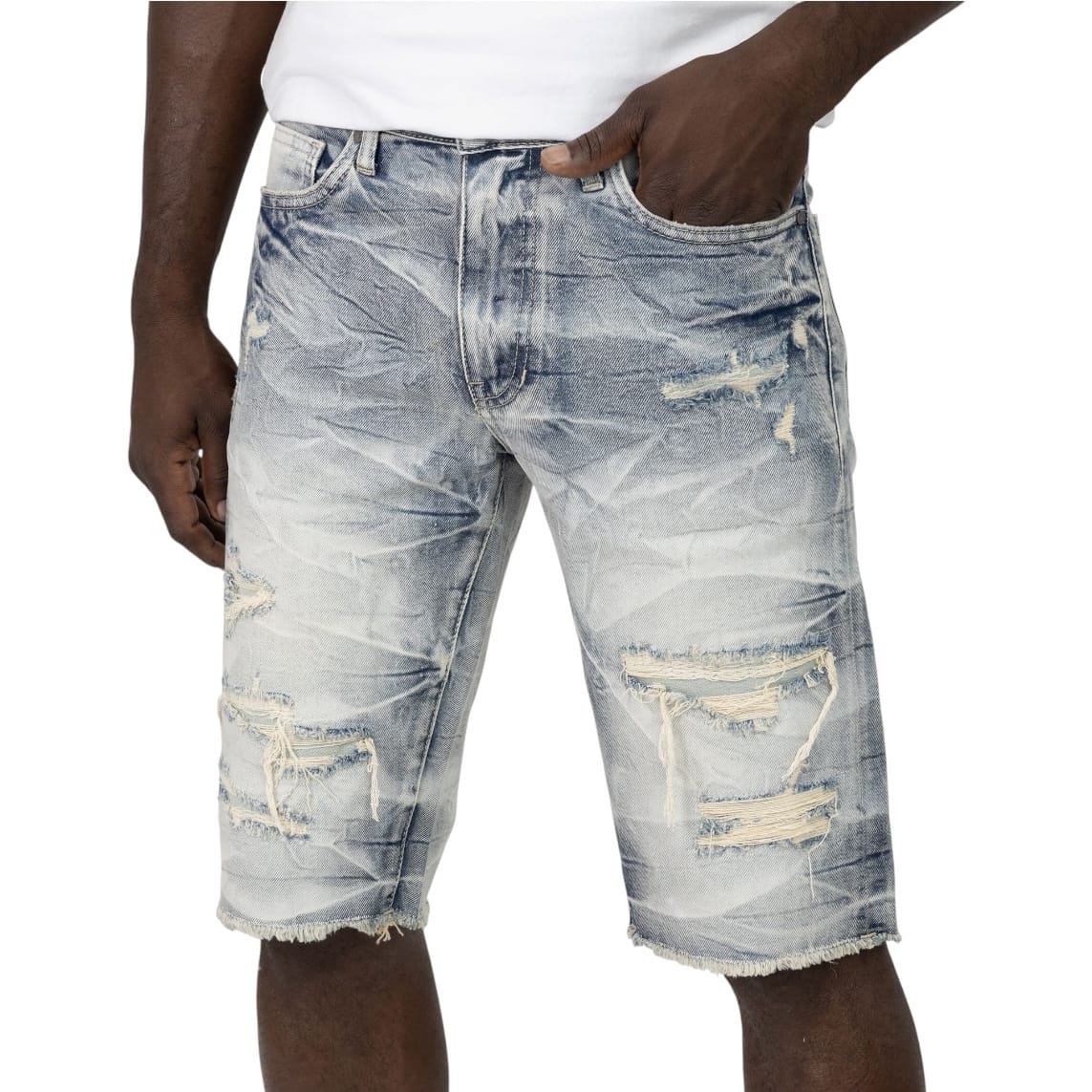 Smoke Rise Essential Jean Short (Farley Blue) JS24109 - Image 4