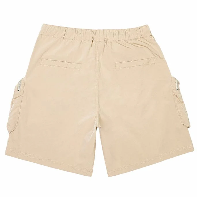 Smoke Rise Printed Nylon Utility Short (Khaki) WS23182 - Image 9