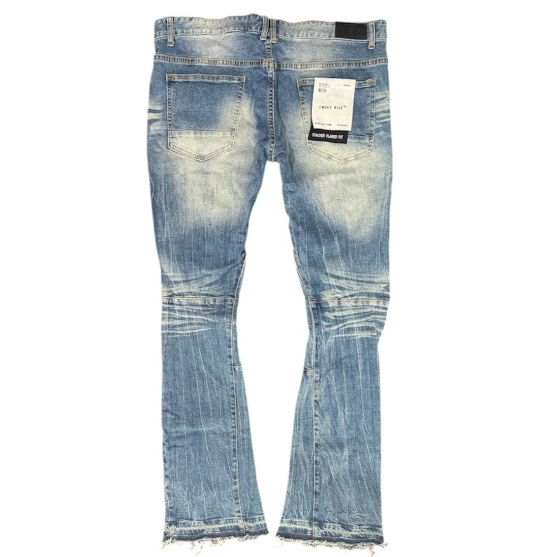 Smoke Rise Stacked Flare Fit Jean (Elysian Blue) JP22323 - Image 2