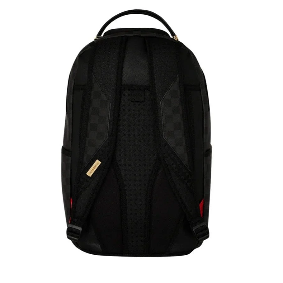 Sprayground Black Chenille Sip DLXSV Backpack - Image 3